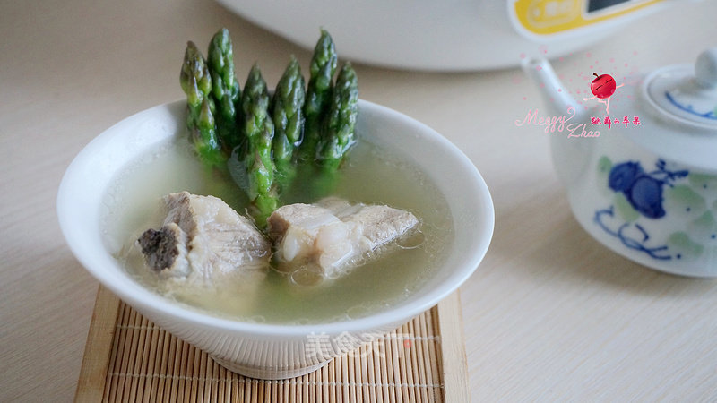 Asparagus Pork Ribs Soup recipe