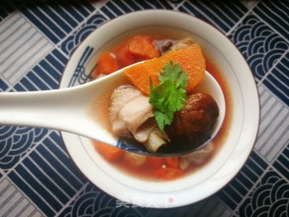 Stewed Chicken with Carrots and Red Mushroom recipe