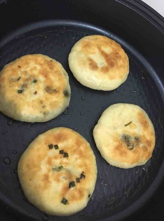 Leek Pancakes with Fruit recipe