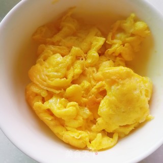 Scrambled Eggs with Green Tomatoes recipe