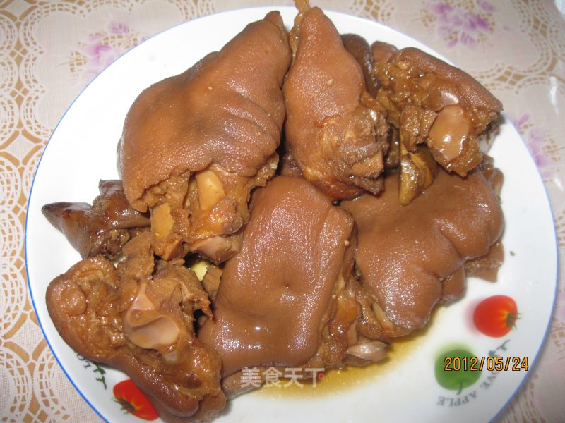 Marinated Trotters recipe