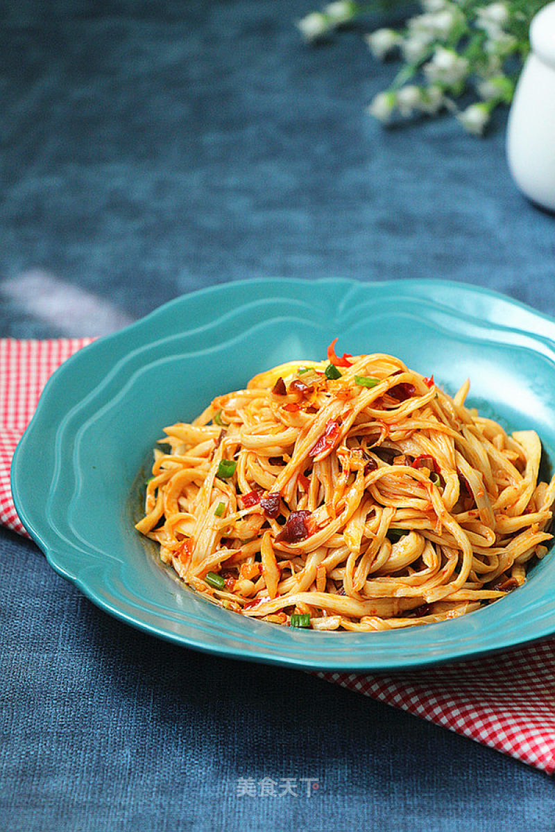Spicy Shredded King Pleurotus recipe