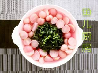 Sesame Oil Clear Soup with Cherry and Radish ── "fish Kitchen" Private Kitchen recipe