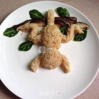 Monkey Fishing for The Moon Fried Rice recipe