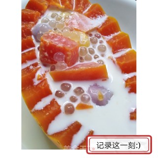 Confinement Meal Series-papaya Milk and Sago Milk recipe