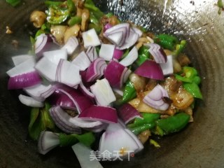 Onion Twice-cooked Pork recipe