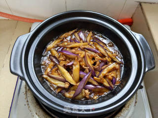 Salted Fish and Eggplant Claypot recipe