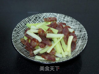 Stir-fried Celery and Salami recipe
