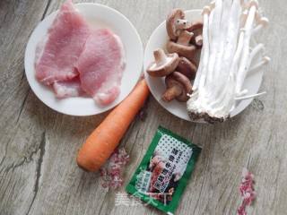 #trust之美#pork Chops and Mushroom Salad recipe