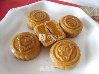 Pumpkin Paste Filling Mooncakes recipe