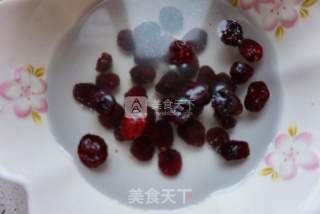 Three-color Diced Chicken with Raspberries recipe