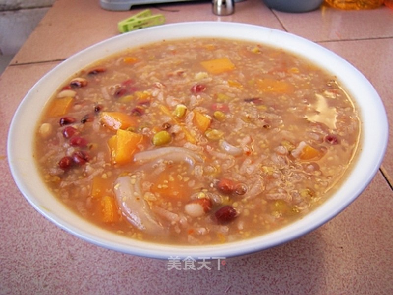 Sweet Potato Bean Congee recipe