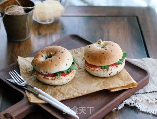 Spinach Salmon Sandwich recipe