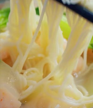 Help The Elder Daughter to Have A Nutritious Supper~shrimp Slippery Winter Melon Millet Noodles recipe