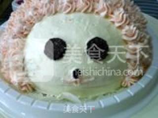 Decorating Cake: Sheep Baa Baa recipe