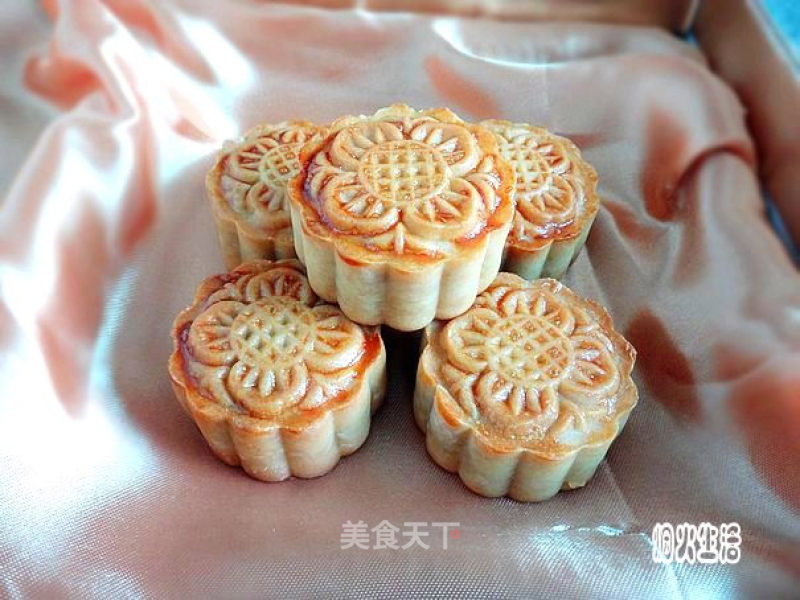 White Kidney Bean Mooncake recipe