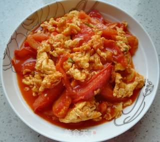 Scrambled Eggs with Tomatoes recipe