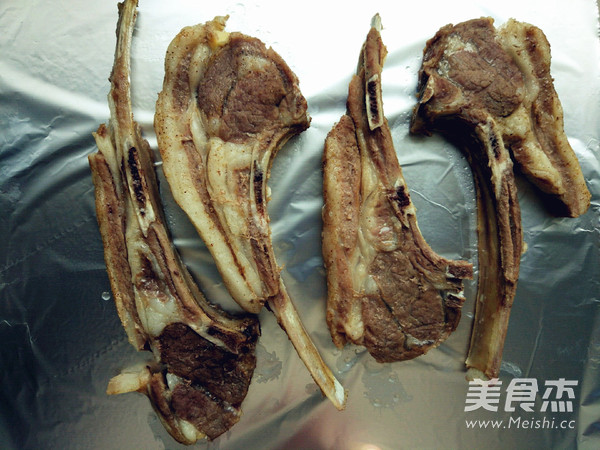 Roasted Lamb Chops with Honey Sauce recipe