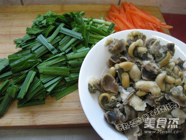 Stir-fried Snail Meat recipe