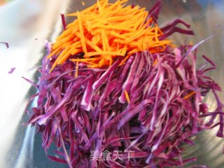 Purple Cabbage Mixed with Apple Salad recipe