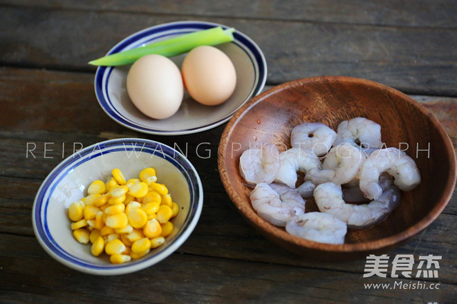 Shrimp Corn Steamed Egg recipe