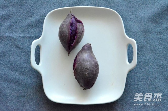 Purple Sweet Potato Overnight Oatmeal recipe