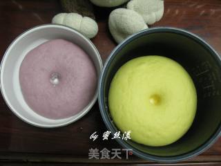 Two-color Flowering Steamed Buns recipe