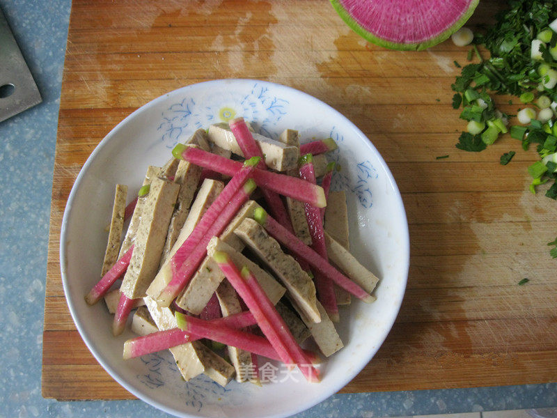 Heart in The Heart Mixed with Gray Tofu recipe