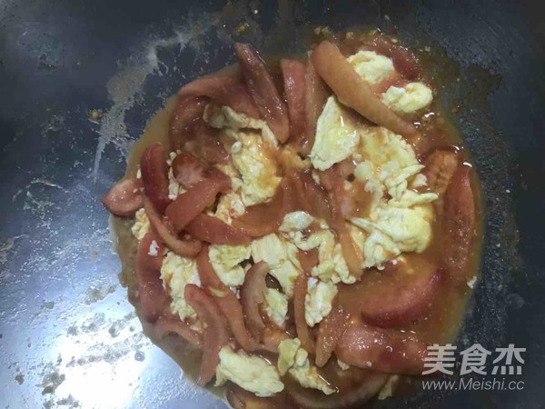 Scrambled Eggs with Tomatoes recipe