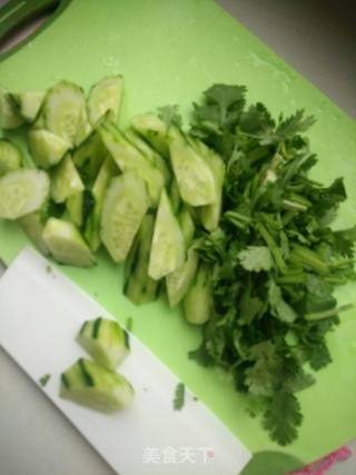 Sour and Spicy Refreshing Cucumber Mix recipe