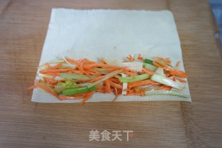 Vegetable Rolls with Tofu Skin recipe
