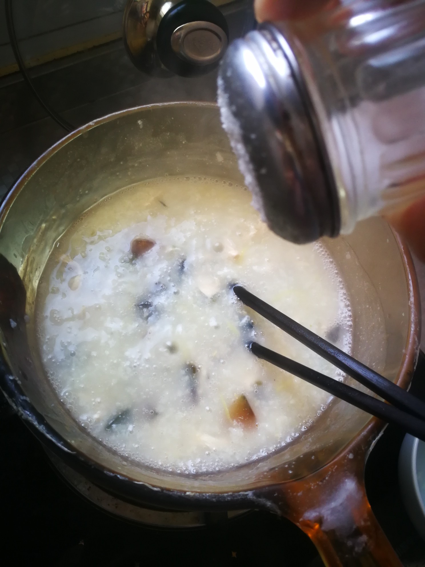 Congee with Preserved Egg and Lean Meat recipe