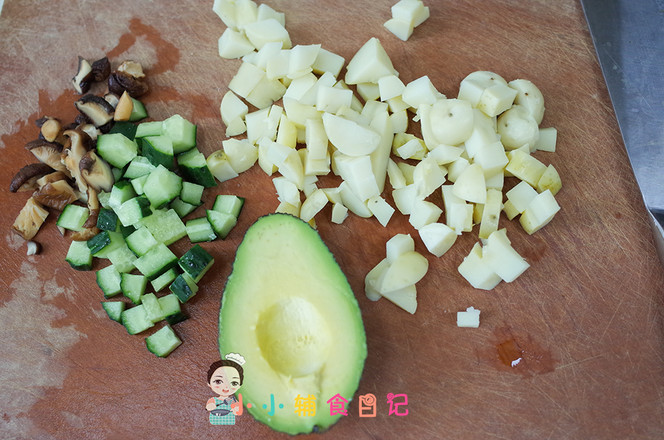 Fried Rice with Avocado and Shrimp recipe