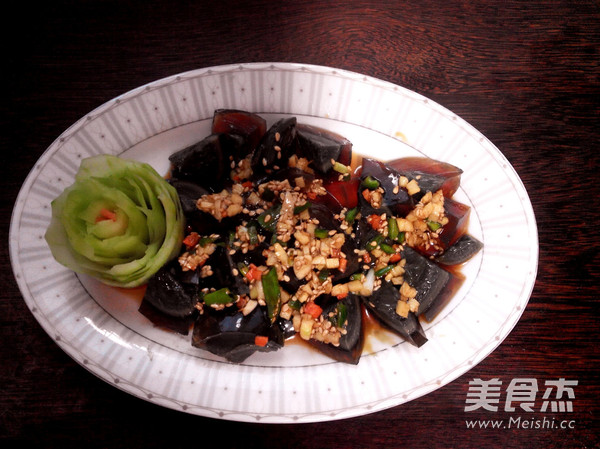 Songhua Egg with Sauce recipe