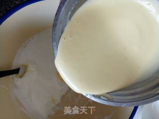 #四session Baking Contest and is Love Eat Festival#8-inch Zebra Pattern Chiffon Cake recipe