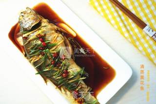 【steamed Yellow Croaker】 recipe