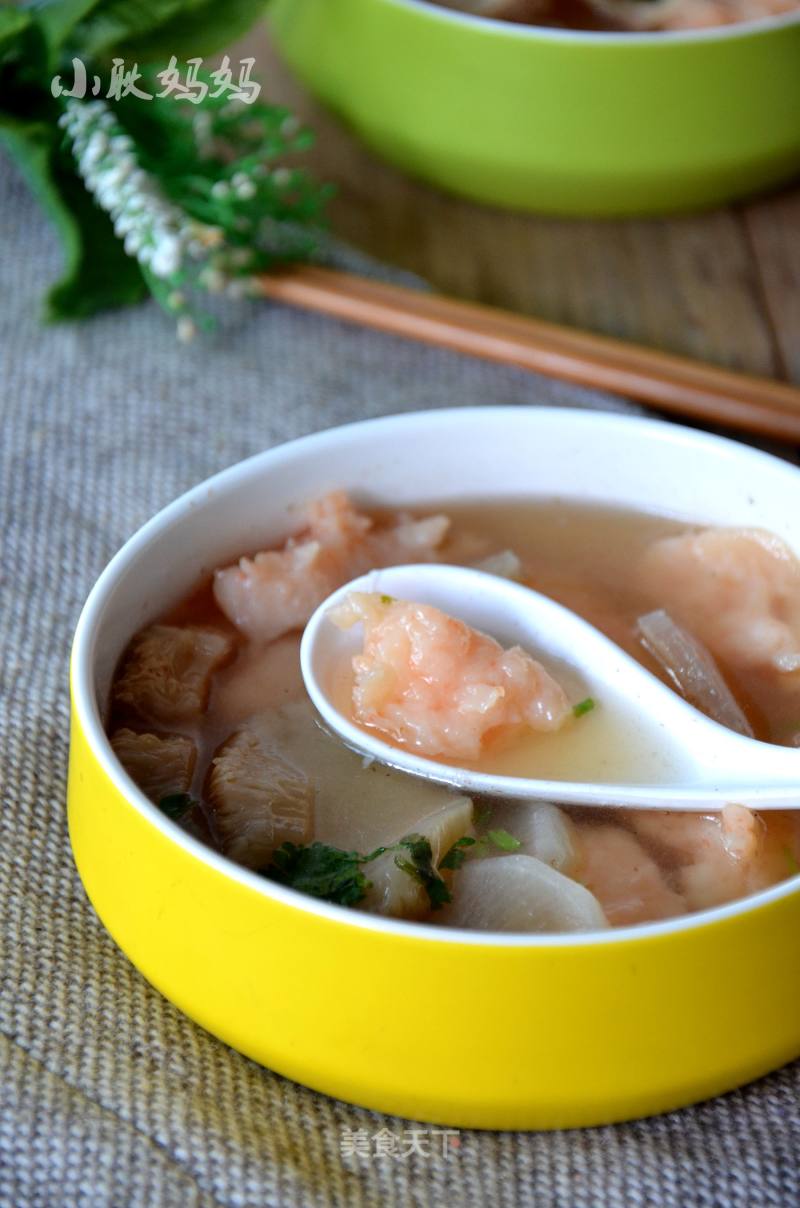 Hericium Shrimp Soup recipe