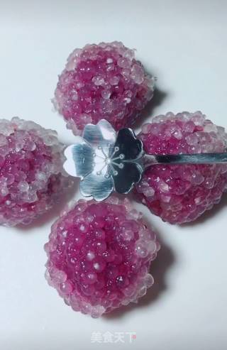 Crystal Purple Sweet Potato Ball recipe