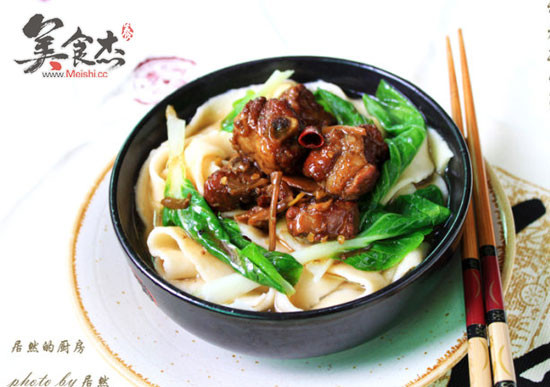 Braised Pork Ribs Noodle recipe