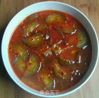 Red Oil Pickled Cucumber Soup recipe