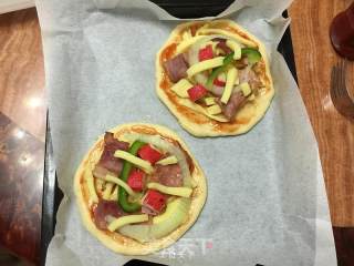 Bacon Crab Stick Pizza recipe