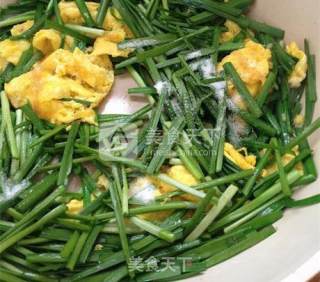 Scrambled Eggs with Leek recipe