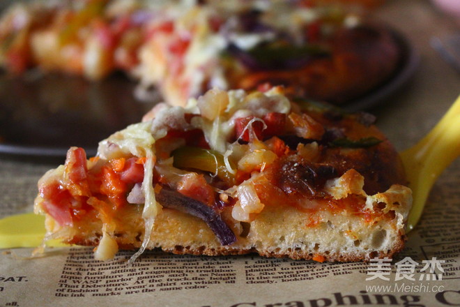 Ham and Scallop Pizza recipe