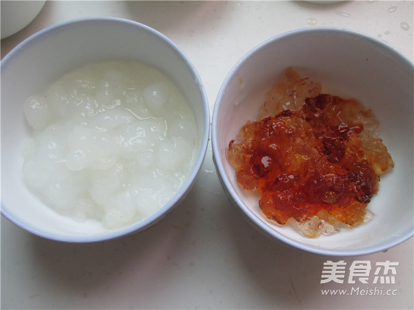 Peach Gum Hashima and White Fungus Soup recipe