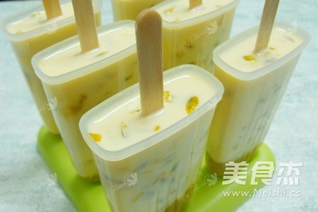 Passion Fruit Yogurt Popsicles recipe