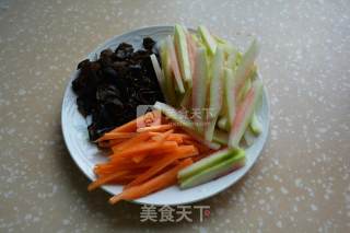 Vegetarian Fried Watermelon Peel recipe