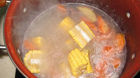 Chestnut Corn Keel Soup recipe