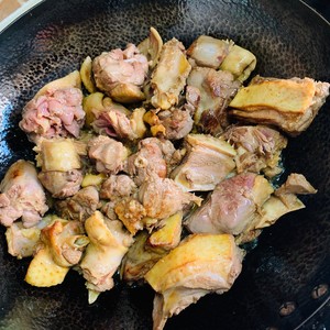 Big Goose Stewed in Iron Pan recipe