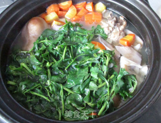 #春食野菜香#malantou Pork Bone Soup recipe