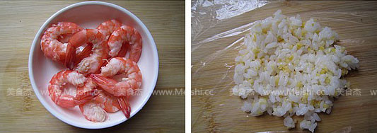 Shrimp Rice Ball recipe